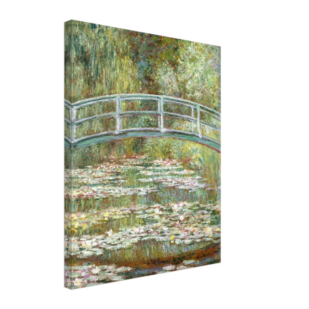 Bridge over a Pond of Water Lilies by Claude Monet oil painting