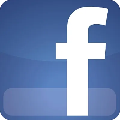 Facebook logo for social link