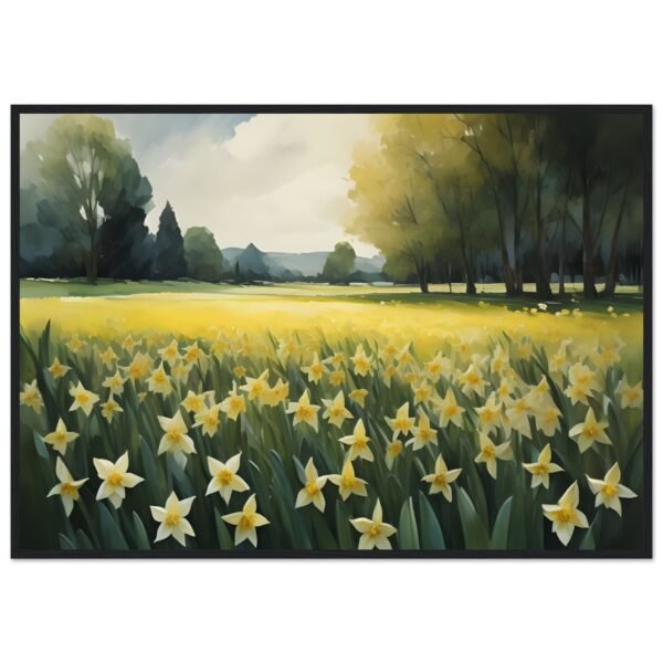 Field of Daffodils in Summer