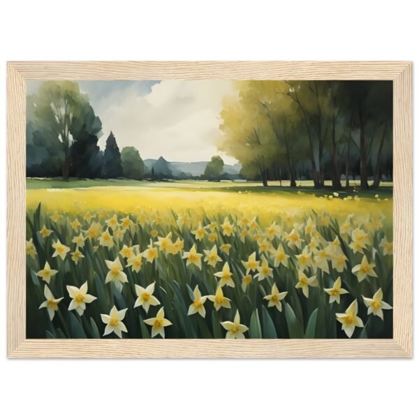 Field of Daffodils in Summer