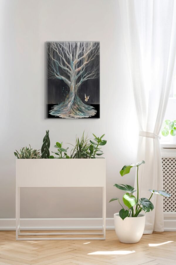 Fairy Tree framed canvas art print living area